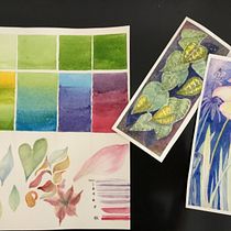 My project for course: Negative Watercolor Painting for Botanical Illustration Ein Projekt aus dem Bereich Traditionelle Illustration, Aquarellmalerei und Botanische Illustration von joanne_ritter - 04.05.2022
