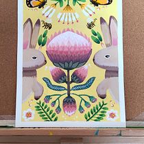 My project for course: Introduction to Floral Illustration with Acrylic. Ilustração tradicional, Artes plásticas, Pintura, Desenho, Pintura Acrílica e Ilustração botânica projeto de Charissa Albertyn Lee - 21.03.2022