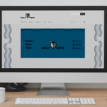 Wolf Vape: Tienda Online. Projekt z dziedziny Informat, ka, Marketing, Web design, Tworzenie stron internetow, ch, Marketing c, frow,  e-commerce, Business i Projektowanie graficzne użytkownika Gonzalo Belen Recchi - 01.05.2022