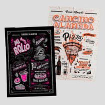 Mi Proyecto del curso: Lettering e Ilustración: Composición, técnicas y aplicación. Ilustração tradicional, Lettering, Ilustração vetorial, Ilustração digital, e Lettering digital projeto de Simón Castellanos - 07.05.2022