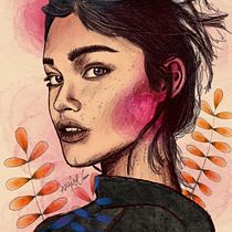 Mi Proyecto del curso: Retrato ilustrado con Procreate. Ilustração tradicional, Ilustração vetorial, Ilustração digital, e Desenho de retrato projeto de Anna Gil Vendrell - 04.05.2022