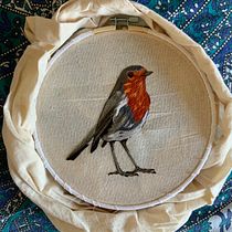 My project for course: Painting with Thread: Textile Illustration Techniques. Ilustração tradicional, Bordado, e Design têxtil projeto de Laura Mannucci - 04.05.2022
