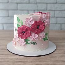 Meu projeto do curso: Flores decorativas de buttercream para cake design. Design, e DIY projeto de dieninham - 04.05.2022