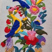 My project for course: Punch Needle XL Embroidery. Un projet de Broderie, Décoration, Punch needle , et Design textile de katerynazinchenko23 - 29.04.2022