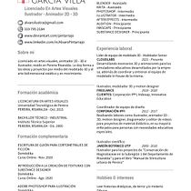 Mi Proyecto del curso: Currículums para creativos: crea tu CV y carta de presentación  Ein Projekt aus dem Bereich Kreative Beratung, Portfolioverwaltung, Kommunikation und Business von Álvaro García Villa - 29.04.2022