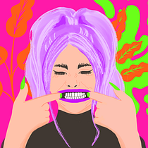 My project for course: Illustrated Portraits: Adobe Fresco for Beginners. Ilustração digital projeto de Yanina Utemova - 10.04.2022