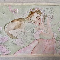 Mi Proyecto del curso: Ilustración de cuento de hadas con acuarelas. Projekt z dziedziny Trad, c, jna ilustracja,  Malarstwo,  R, sunek, Ilustracja c, frowa i Malowanie akwarelą użytkownika Aracelly Albadiz - 05.05.2022