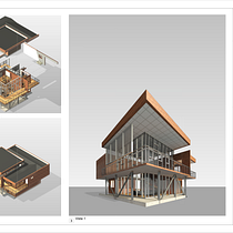 Mi Proyecto del curso: Diseño y modelado arquitectónico 3D con Revit. Un projet de 3D, Architecture, Architecture d'intérieur, Modélisation 3D, Architecture numérique , et ArchVIZ de Leo Rivera Suzuki - 04.03.2020