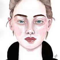 Mi Proyecto del curso: Retrato en acuarela a partir de una fotografía. Traditional illustration, Watercolor Painting, and Portrait Drawing project by CaTam - 05.05.2022