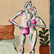 Meu projeto do curso: Desenho expressivo da figura humana: explore formas e cores. Fine Arts, Pencil Drawing, Drawing, Portrait Drawing, Realistic Drawing, Figure Drawing, and Gouache Painting project by Fernanda Toki - 05.05.2022