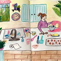 My project for course: Exploratory Sketchbook: Find Your Drawing Style. Un proyecto de Ilustración tradicional, Bocetado, Creatividad, Dibujo, Pintura a la acuarela y Sketchbook de Meagan - 05.05.2022