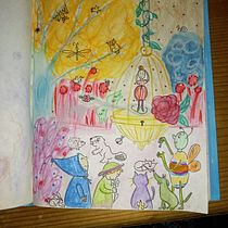 Mein Kursprojekt: Das Skizzenbuch als Erkundungsreise: Finde deinen Zeichenstil. Un proyecto de Ilustración tradicional, Bocetado, Creatividad, Dibujo, Pintura a la acuarela, Sketchbook y Pintura gouache de ali_roth - 06.05.2022