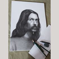 Mi Proyecto del curso: Retrato realista con lápiz de grafito. Traditional illustration, Fine Arts, Sketching, Pencil Drawing, Drawing, Portrait Drawing, Realistic Drawing, Artistic Drawing, and Figure Drawing project by CARLOS BER - 05.06.2022
