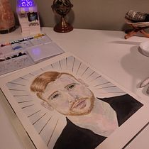 My project for course: Expressive Watercolor Portraits. Un progetto di Illustrazione tradizionale, Belle arti, Pittura, Pittura ad acquerello e Disegno di ritratti di Lexi Bustamante - 02.05.2022