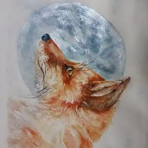 My project for course: Expressive Animal Portraits in Watercolor. Projekt z dziedziny Malowanie akwarelą użytkownika amarlymarly - 29.04.2022