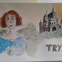 My project for course: Artistic Watercolor Sketching: Dare to Express Your Ideas. Traditional illustration, Sketching, Creativit, Drawing, Watercolor Painting, and Sketchbook project by catherinelulu - 05.06.2022
