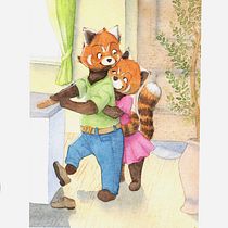 Mon projet du cours : Personnages animaux à l’aquarelle pour livres jeunesse. Traditional illustration, Fine Arts, Painting, Drawing, Watercolor Painting, Children's Illustration, and Narrative project by Claire Thomas - 05.06.2022