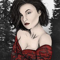 My project for course: Illustrated Portraits with Procreate. Ilustração tradicional, Ilustração digital, e Desenho de retrato projeto de komanovicsgabriella - 07.05.2022
