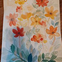 Mój projekt z kursu: Piękno akwarelowych kwiatów: poczuj więź z naturą. Traditional illustration, Painting, Watercolor Painting, and Botanical Illustration project by Agnieszka Konieczna - 05.07.2022