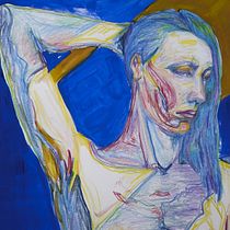 My project for course: Expressive Figure Drawing: Explore Lines, Shapes and Colors. Fine Arts, Pencil Drawing, Drawing, Portrait Drawing, Figure Drawing, and Gouache Painting project by Olga Yakushenko - 05.08.2022