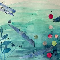 Mein Kursprojekt: Kreatives Sketching mit Aquarell für Anfänger. Traditional illustration, Sketching, Creativit, Drawing, Watercolor Painting, and Sketchbook project by Helma Wunderlich - 05.08.2022