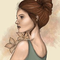 Il mio progetto del corso: Ritratto illustrato con Procreate. Ilustração tradicional, Ilustração vetorial, Ilustração digital, e Desenho de retrato projeto de saratheredhead - 06.05.2022