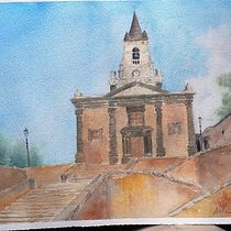 Il mio progetto del corso: Tecniche moderne di acquerello paesaggistico. Painting, and Watercolor Painting project by Alfredo Scaccianoce - 05.08.2022
