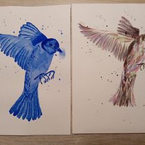 Mein Kursprojekt: Experimentelle Aquarelltechniken für Anfänger. Un progetto di Illustrazione tradizionale, Belle arti, Pittura ad acquerello e Illustrazione naturalistica di ka_mde - 08.05.2022