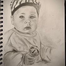 Mi Proyecto del curso: Retrato realista al carboncillo. Traditional illustration, Fine Arts, Drawing, Portrait Drawing, and Realistic Drawing project by Luis Carvajal - 05.08.2022