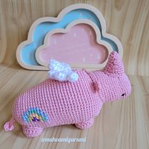 Mi Proyecto del curso: Diseño y creación de amigurumis. Un projet de Artisanat, Conception de jouets, Art textile, DIY, Crochet, Amigurumi , et Design textile de Monica Umeda - 05.05.2022