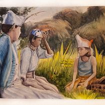 Mi Proyecto del curso: Ilustración con acuarela: recrea tus escenas más icónicas. Un progetto di Illustrazione tradizionale, Belle arti, Pittura e Pittura ad acquerello di Anne Pascual Palacios - 09.05.2022