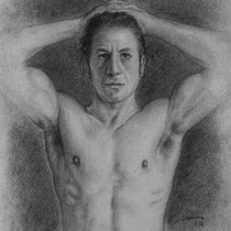 Meu projeto do curso: Retrato realista com carvão vegetal. Traditional illustration, Fine Arts, Drawing, Portrait Drawing, and Realistic Drawing project by Jorge Bandarra - 05.09.2022