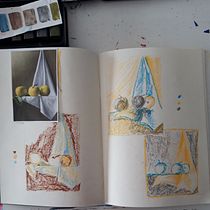 Mein Kursprojekt: Skizzenbuch für kreative Illustrationen: Spielen und Erkunden. Creativit, Drawing, Watercolor Painting, Sketchbook, Ink Illustration, and Colored Pencil Drawing project by uteunddasskizzenbuch - 05.10.2022