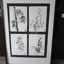 Mijn project van de cursus: Inleiding tot sumi-e-schilderen. Traditional illustration, Drawing & Ink Illustration project by L. Grev - 05.10.2022