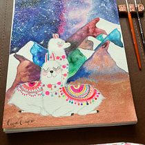 Mi proyecto del curso: Creación de paletas de color con acuarela. Un progetto di Illustrazione tradizionale, Belle arti, Pittura, Pittura ad acquerello e Teoria del colore di linamarcelacanoortiz569 - 24.04.2022