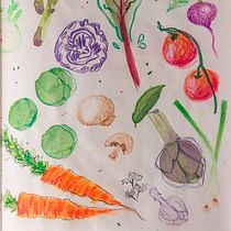 Mi proyecto del curso: Técnicas de ilustración para desbloquear tu creatividad. Design, Traditional illustration, Fine Arts, Painting, Creativit, Creating with Kids, Sketchbook, Gouache Painting, Colored Pencil Drawing & Ink Illustration project by Cris Zumo DEscarabajo - 05.10.2022