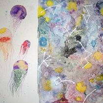 Mi proyecto del curso: Técnicas modernas de acuarela. Traditional illustration, Fine Arts, Painting, and Watercolor Painting project by Cincia Korovaichuk - 05.11.2022