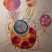 Mein Kursprojekt: Moderne Aquarelltechniken. Traditional illustration, Fine Arts, Painting, and Watercolor Painting project by Monika Wasescha - 05.11.2022