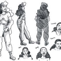 My project for course: Drawing Manga Characters from Scratch. Traditional illustration, Character Design, Comic, Pencil Drawing, Drawing, and Manga project by brittany - 05.11.2022