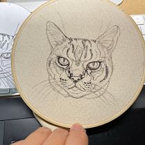 My project for course: Realistic Embroidery Techniques Ein Projekt aus dem Bereich Traditionelle Illustration, Stickerei und Textildesign von Zueia Lu - 11.05.2022