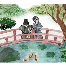 Meu projeto do curso: Ilustração em aquarela com influência japonesa. Ilustração tradicional, Desenho, e Pintura em aquarela projeto de Cíntia Baltar - 11.05.2022