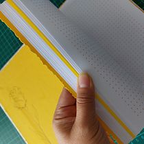 Cuaderno artesanal sin costuras. Arts, Crafts, Fine Arts, Bookbinding, and DIY project by Joyce Ríos - 05.12.2022