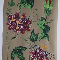 Meu projeto do curso: Pintura botânica com acrílico. Traditional illustration, Fine Arts, Painting, Acr, lic Painting, and Botanical Illustration project by anycarolinylqueiroz - 05.12.2022