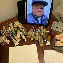 Mi proyecto del curso: Retrato artístico al óleo sobre papel Ein Projekt aus dem Bereich Bildende Künste, Malerei und Ölmalerei von John Joven - 07.05.2022