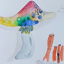 My project for course: Creative Watercolor Sketching for Beginners. Traditional illustration, Sketching, Creativit, Drawing, Watercolor Painting, and Sketchbook project by annalenab - 05.12.2022