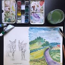  Cuaderno de viaje en acuarela: País Vasco. Traditional illustration, Watercolor Painting, Architectural Illustration, and Sketchbook project by isabel_alvarezbarrio - 05.12.2022
