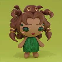 Mein Kursprojekt: Kawaii-Figuren in 3D mit Blender Ein Projekt aus dem Bereich Traditionelle Illustration, Design von Figuren, Digitale Illustration, 3-D-Modellierung, Manga, 3D und 3-D-Design von m.beschenzev - 13.05.2022