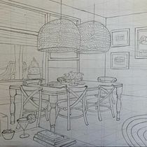 Il mio progetto del corso: Prospettiva artistica: gli spazi interni dal tuo punto di vista. Un projet de Illustration traditionnelle, Architecture, Dessin et Illustration architecturale de barbaraazzi - 13.05.2022