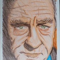 My project for course: Realistic Portrait with Coloured Pencils. Traditional illustration, Fine Arts, Pencil Drawing, Drawing, Portrait Drawing, Realistic Drawing, Artistic Drawing, and Colored Pencil Drawing project by Antonio Console - 05.13.2022