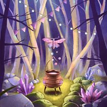 My project for course: Atmospheric Scenes in Procreate: Paint with Color and Light. Ilustração tradicional e Ilustração digital projeto de Mélissa Bernabeu - 13.05.2022